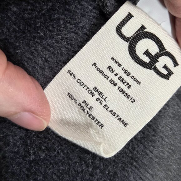 Ugg Robe Womens Medium Gray Duffield II Shawl Collar Plush Soft Cozy Luxury - Picture 7 of 14